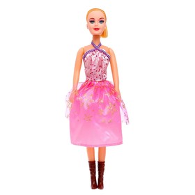 Кукла ростовая «Маша» в платье, высота 41 см, МИКС Ош
