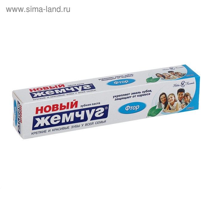 

Зубная паста «Новый жемчуг», фтор, 75 мл
