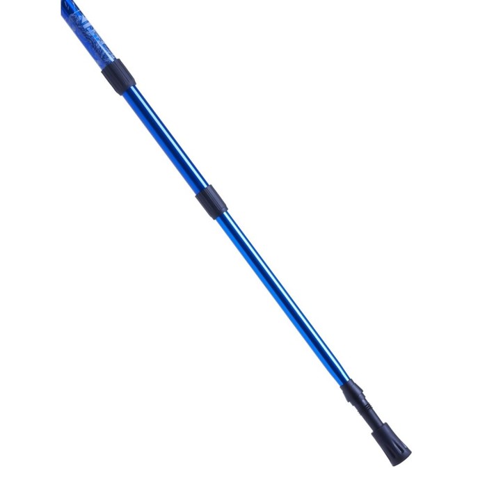 Треккинговые палки Atemi телескопический, 18/16/14 мм, twist lock, antishok, размер 65-135 см, цвет синий