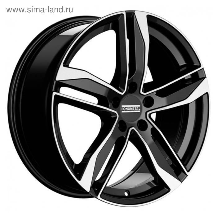 фото Литой диск fondmetal hexis 8x18 5x112 et29 d66.5 black glossy machined