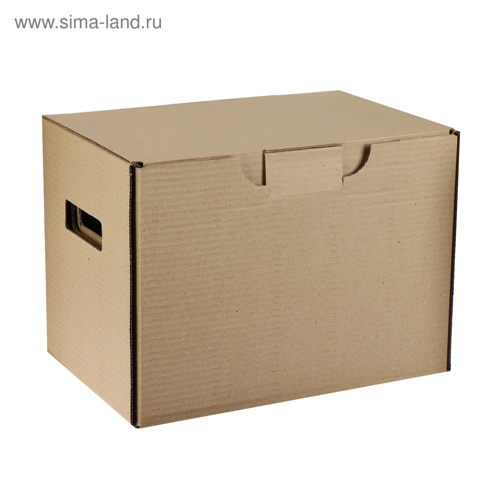 Pappis ПАППИС коробка с крышкой, коричневый25x34x26 см