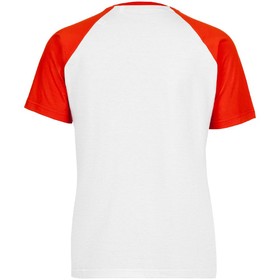 

Футболка мужская T-bolka Bicolor, размер XXL, цвет белый, красный