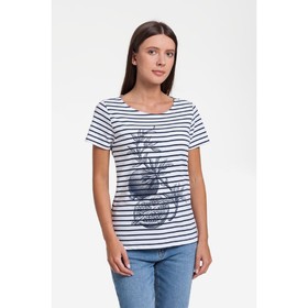 

Футболка женская Grand Granat New, размер XXL, цвет белый, синий