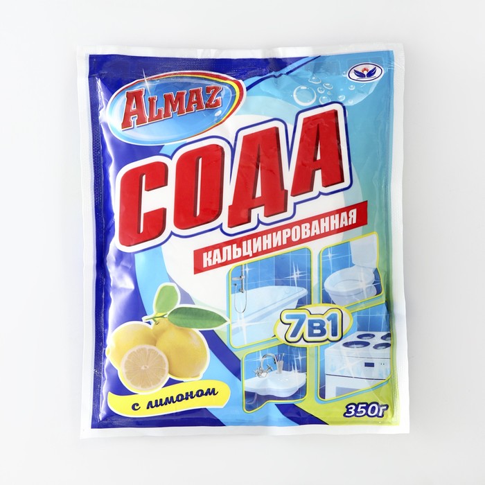Сода кальцинированная Almaz, лимон, 350 г сода кальцинированная 5 кг
