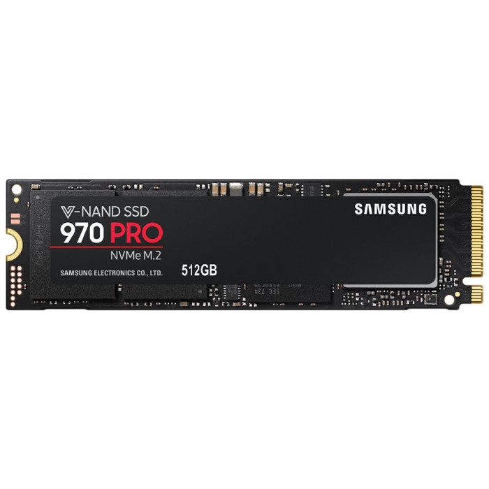 Накопитель SSD Samsung 970 PRO M.2 2280 MZ-V7P512BW, 512Гб, PCI-E x4