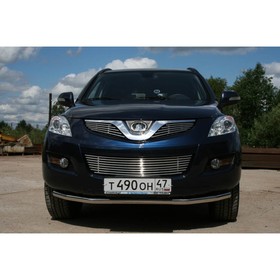 

Декоративные элементы решетки радиатора d10 (2 элемента из 5 трубочек) "Great Wall Hover H5" 2010-хр