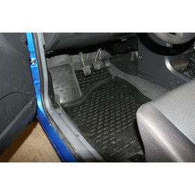 

Коврики в салон DAEWOO Nexia 1995-2007, 4 шт. (полиуретан, серые)