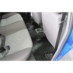 

Коврики в салон DAEWOO Nexia 2008-2016, 4 шт. (полиуретан, серые)