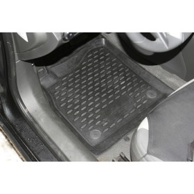 

Коврики в салон CHEVROLET Cruze 08/2009-2015, 4 шт. (полиуретан, серые)