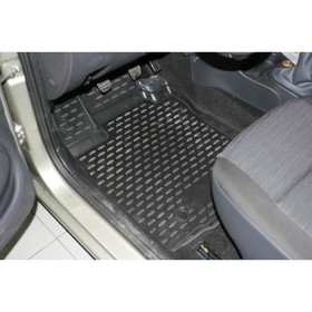 

Коврики в салон RENAULT Logan 2004-2009, 2010-2016 4 шт. (полиуретан, серые)