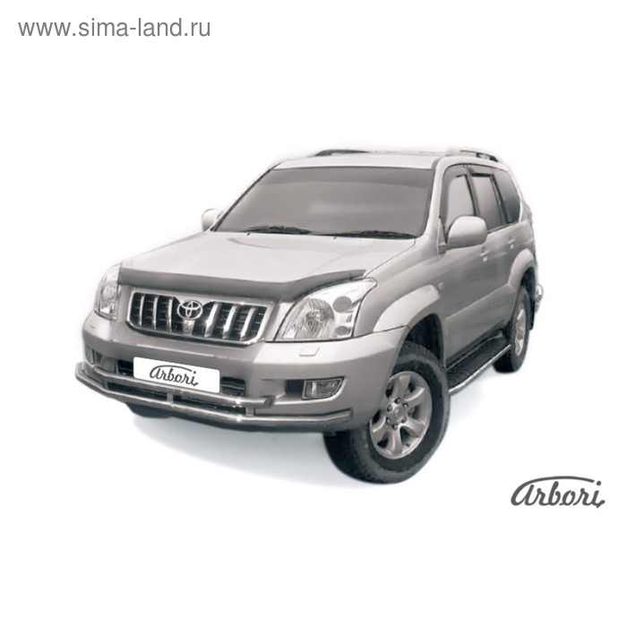 

Защита переднего бампера Arbori d57+d57 двойная TOYOTA LAND CRUISER PRADO 2003-2010