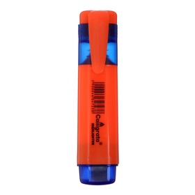 Маркер-текстовыделитель наконечник скошенный 5 мм, оранжевый Ош