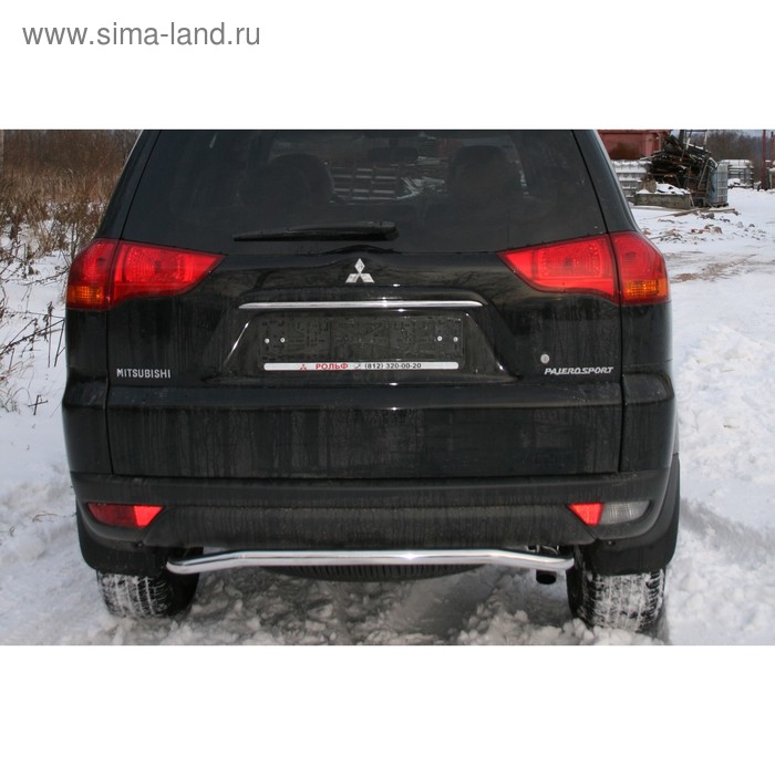 фото Защита задняя "волна малая" d 60 "mitsubishi pajero sport" 2008-2016, mips.75.0784 souz-96