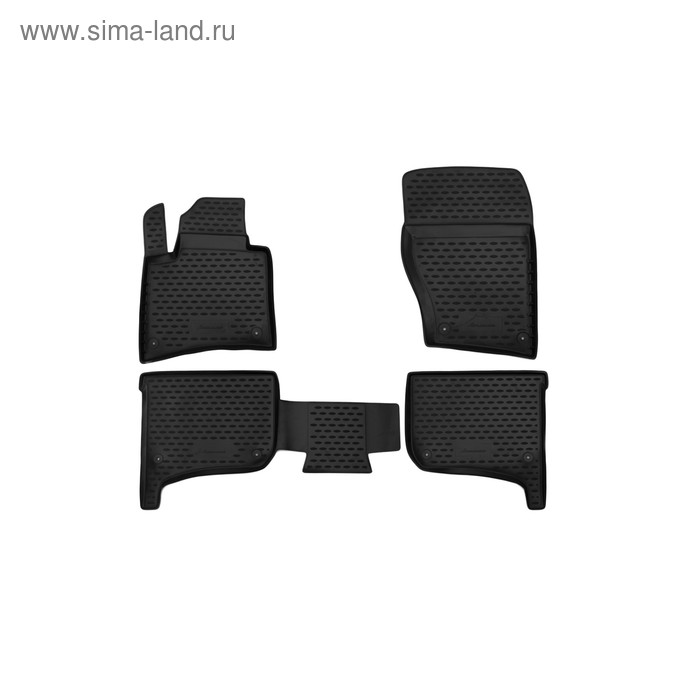 фото Коврики в салон vw touareg terrain tech 2010-2016, 4 шт. (полиуретан) element