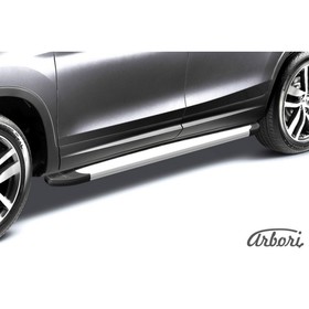 

Комплект алюминиевых порогов Arbori "Optima Silver" длина 1450мм без крепежа
