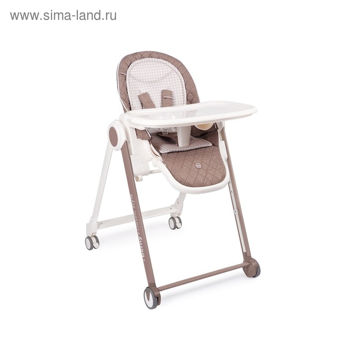 фото Стул для кормления happy baby berny basic, цвет коричневый