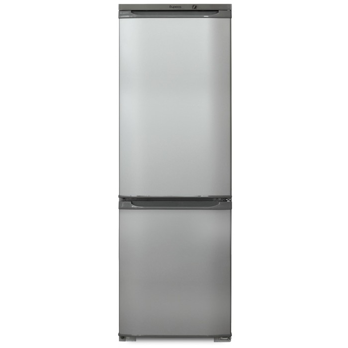 Холодильник Бирюса M 118, двухкамерный, класс А, 180 л, металлик холодильник бирюса m 151 двухкамерный класс в 240 л серебристый