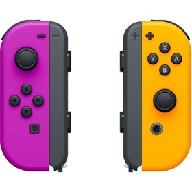

Набор для Nintendo Switch, 2 Контроллера Joy-Con (неоновый фиолетовый/неоновый оранжевый)