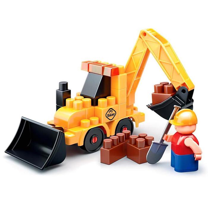 

Конструктор «Стройка» в наборе с трактором