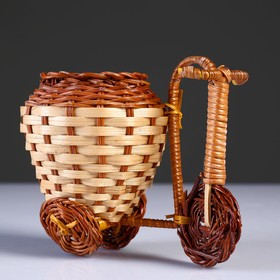 Плетеные сувениры (Велосипед) 15х9 см H 12 см.(Бамбук срезан) Ош
