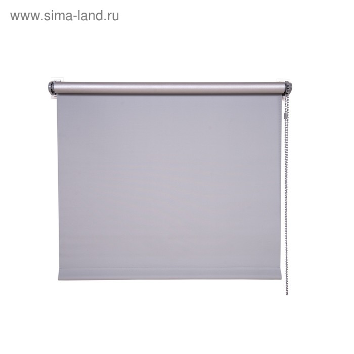 Рулонная штора «Блэкаут», 100х160 см, цвет стальной штора рулонная мандала 100х160 см цвет бирюзовый