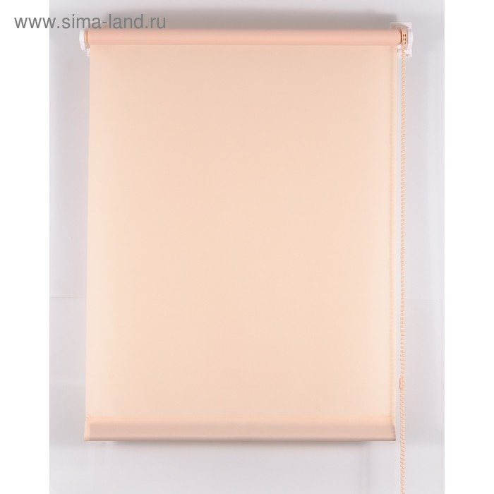 Рулонная штора «Комфортиссимо», 120х160 см, цвет персиковый