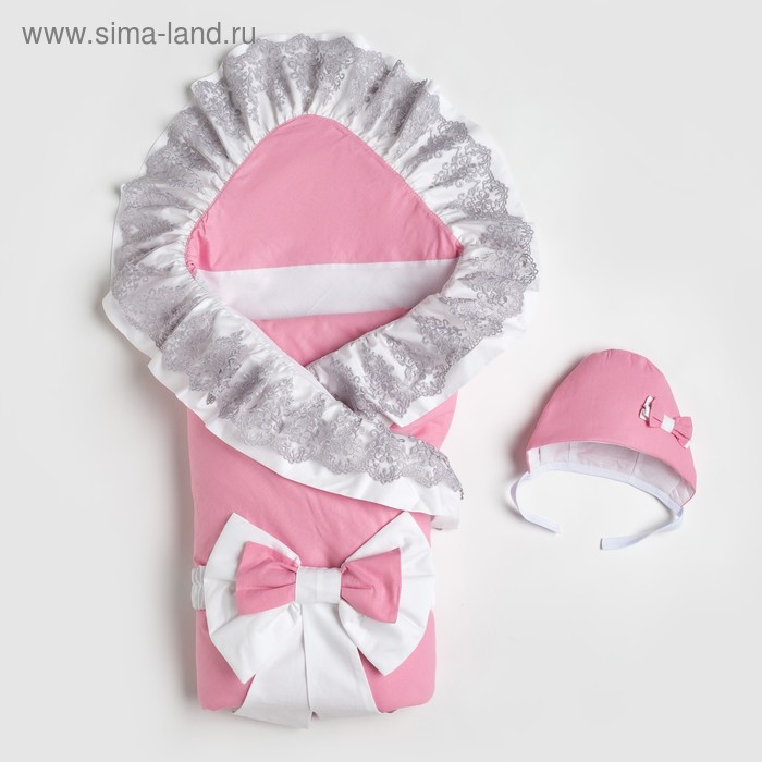 Комплект для новорожденного «ТОРЖЕСТВО» цвет розовый