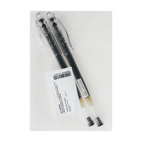 

Набор ручек гелевых Pilot Super Gel 0.5 мм чернила черные, одноразовые 2шт