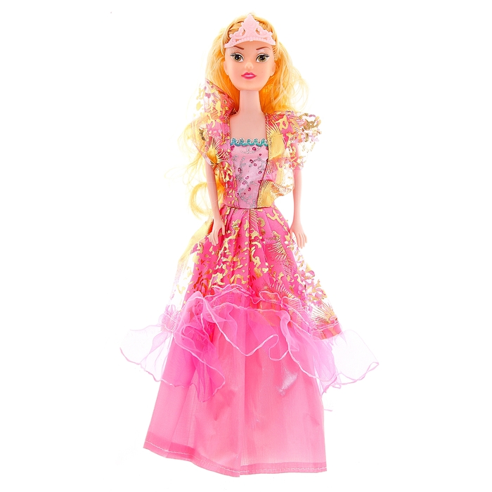 Кукла "Принцесса" с короной, МИКС