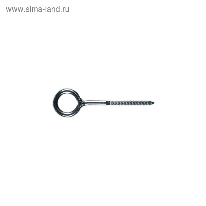 Шуруп-кольцо Steelrex, для стройлесов, белый цинк, 10x300 мм, 100 шт цена и фото