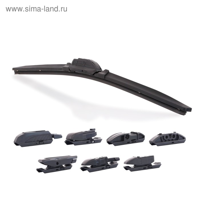 

Щетка стеклоочистителя Goodyear PREMIUM, 20"/ 510 мм, бескаркасная, 8 переходников