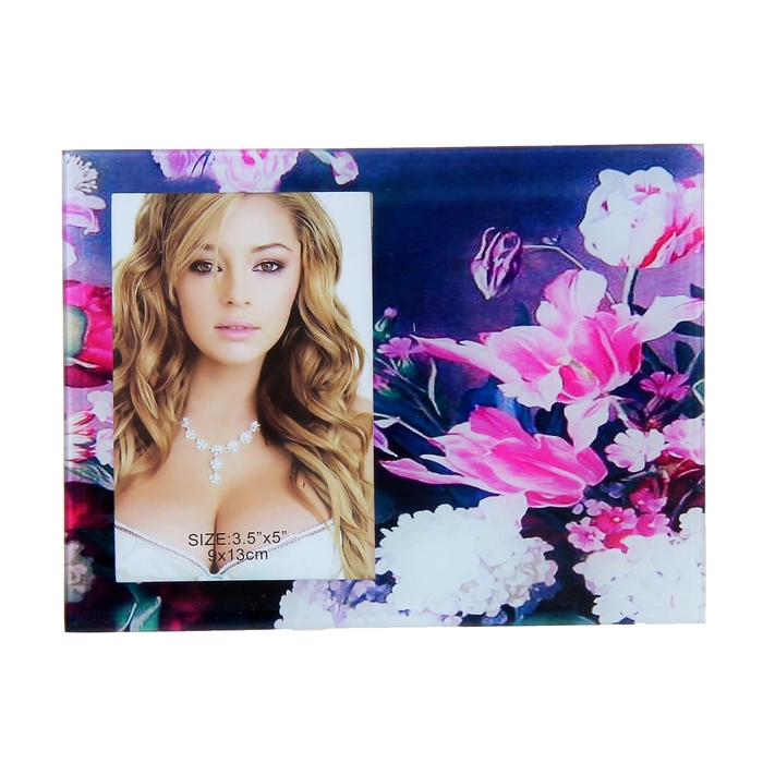 Фоторамка "Розовые лилии" для фото 9х13 см