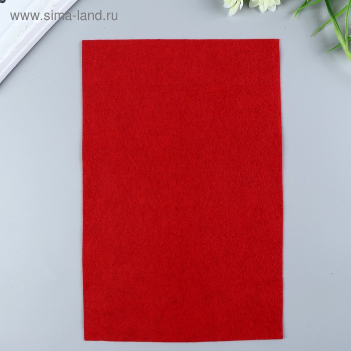 

Фетр мягкий 1 мм 20х30 см красный