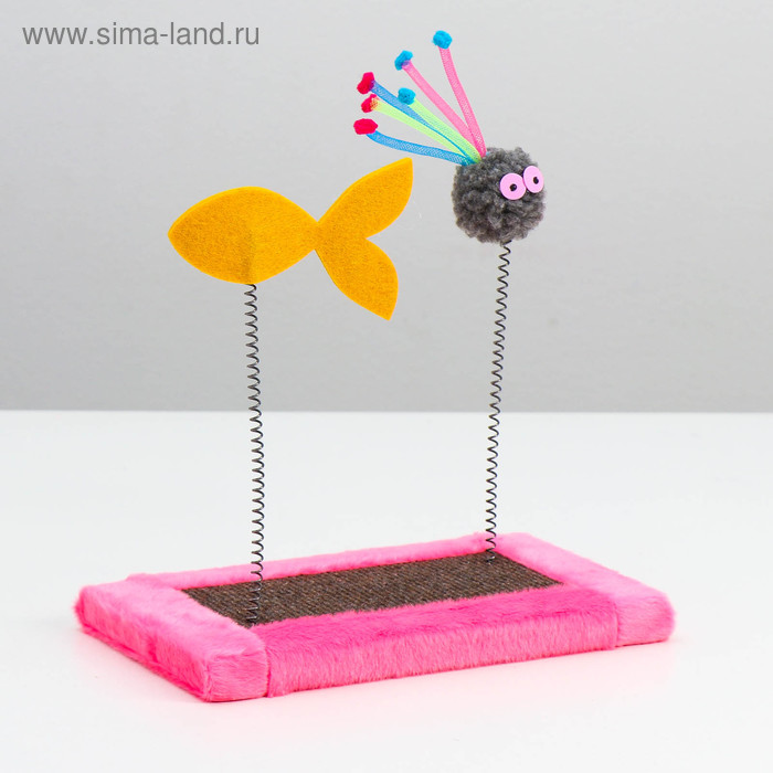 

Игрушка для кошек с дразнилками "Морские обитатели", 25 х 14 х 25 см, микс цветов