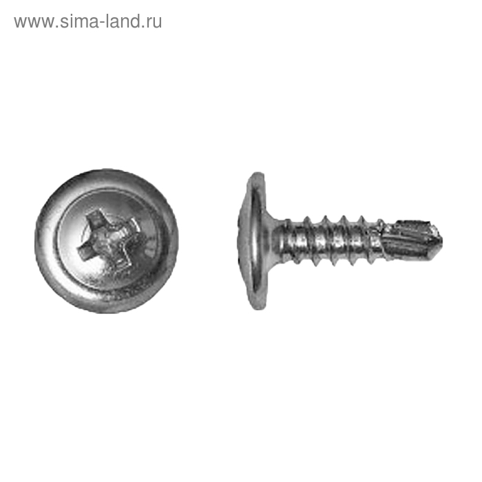 

Саморез полусфера Steelrex с прессшайбой, сверло, цинк 4,2х19, 10 000 шт.