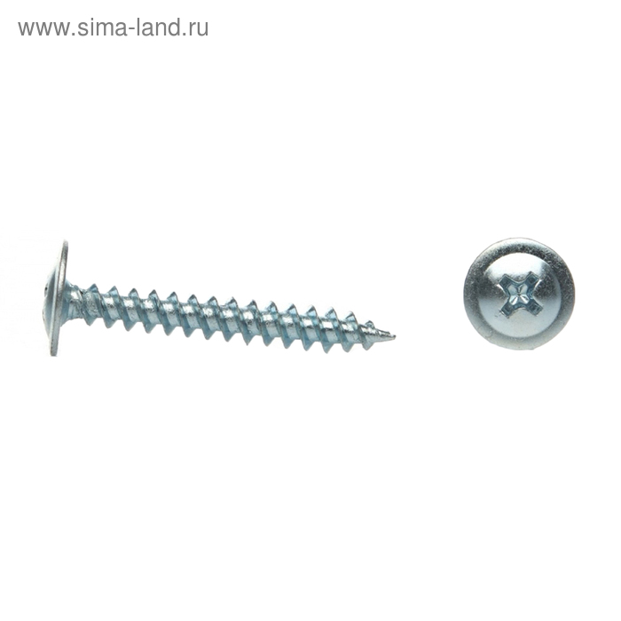 

Саморез полусфера Steelrex с прессшайбой, острый, цинк 4,2х19, 10 000 шт.