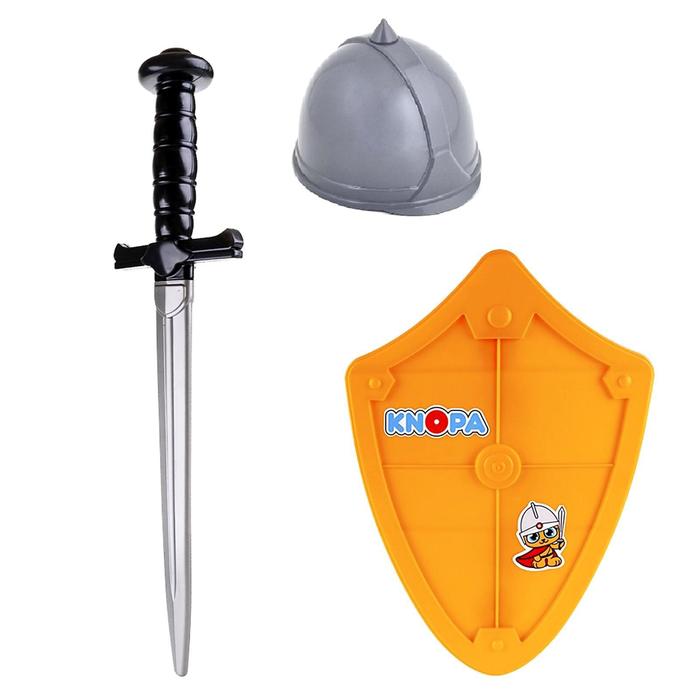фото Набор оружия «вояка» шлем, щит и меч knopa
