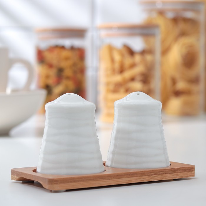 Набор для специй "Эстет", 2 предмета на подставке