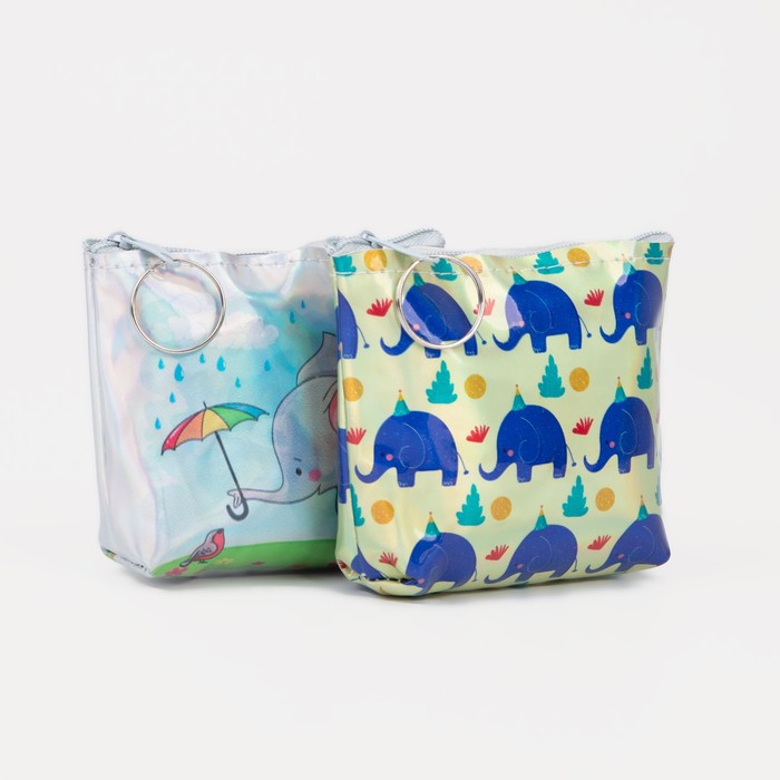 

Кошелёк на молнии, цвет МИКС