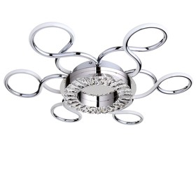 

Люстра LED "Латера" 110Вт 4000К хром 62х62х10см.
