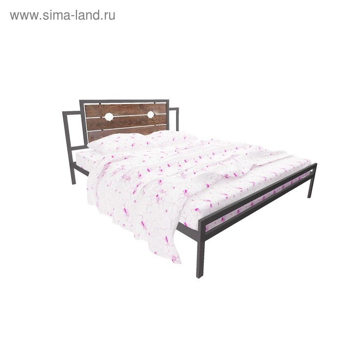 

Кровать «Инесса», 1200 × 2000 мм, лофт, цвет каркаса чёрный