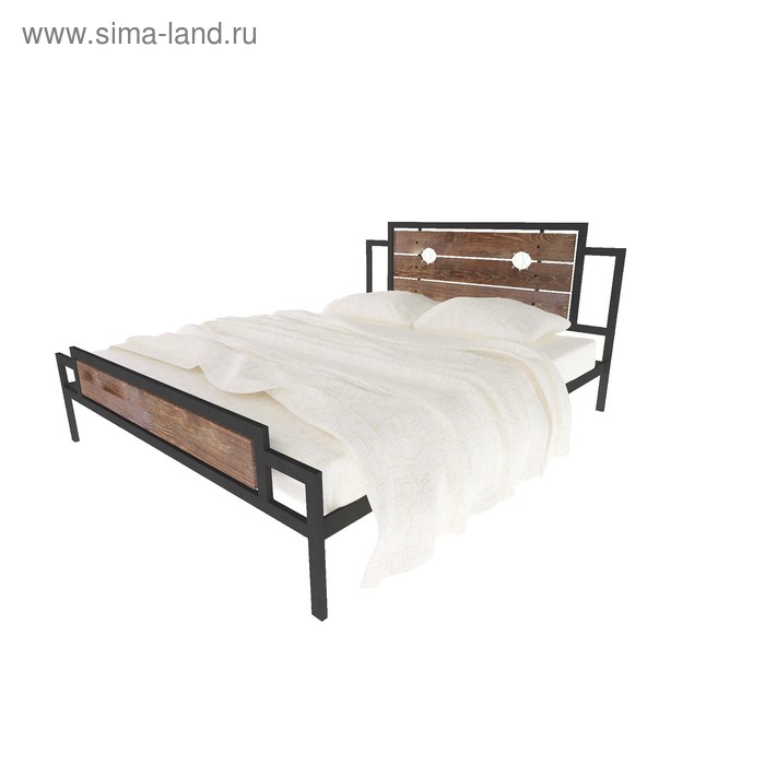 

Кровать «Инесса plus», 1200 × 1900 мм, лофт, цвет каркаса чёрный