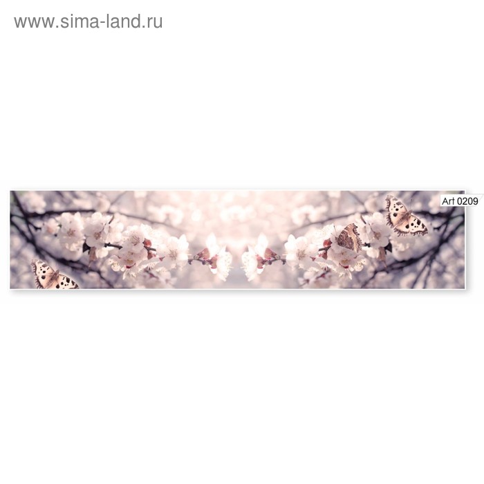 

Фартук кухонный МДФ PANDA Цветущая вишня, 0209