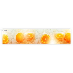 Фартук кухонный МДФ PANDA Апельсины, 0246