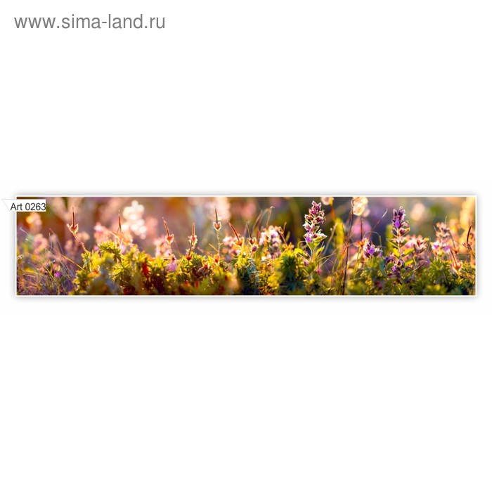 

Фартук кухонный МДФ PANDA Луговые цветы, 0263 4849 480