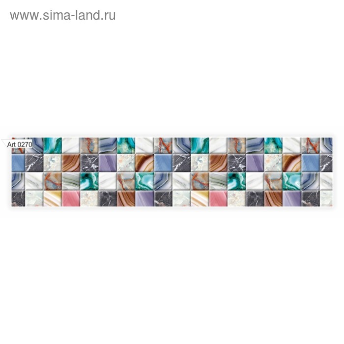 

Фартук кухонный МДФ PANDA Мозаика стекло, 0270 4849 487