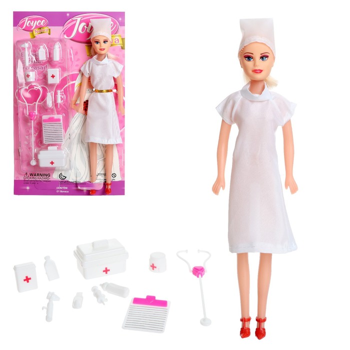 Кукла-модель «Врач» с аксессуарами кукла модель для девочки синтия в супермаркете с тележкой и аксессуарами