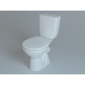 

Унитаз компакт Cersanit MITO GREY 031, косой выпуск, полипропилен, 1-реж. арм., цвет белый