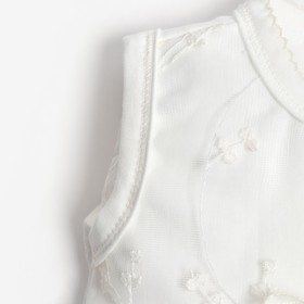 Набор: платье б.рук и повязка Крошка Я, белый, рост 80-86 см от Сима-ленд
