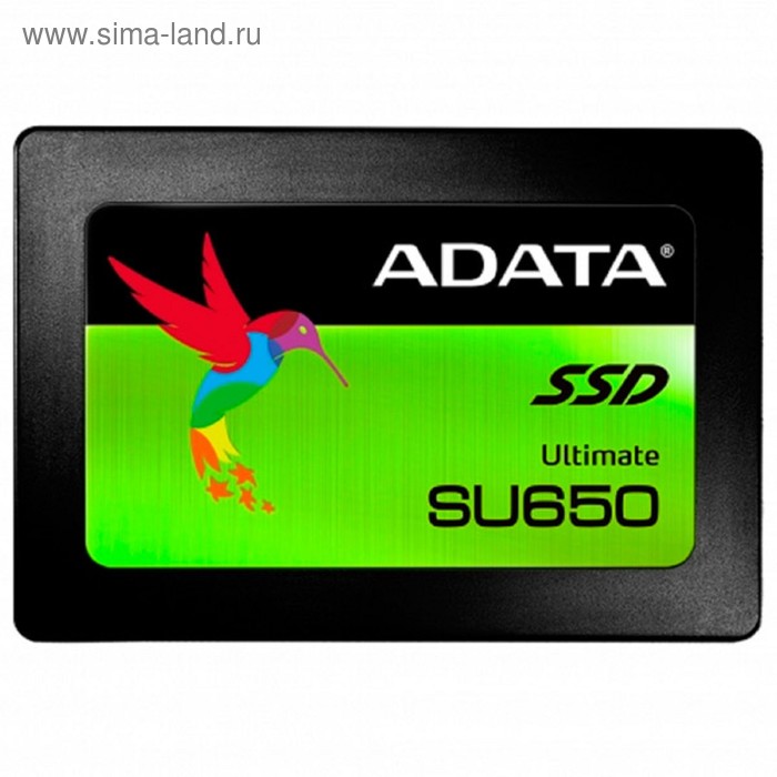 Накопитель SSD A-Data Ultimate SU650 ASU650SS-240GT-R, 240Гб, SATA III, 2.5 ssd накопитель a data ssd 240gb su650 asu650ss 240gt r